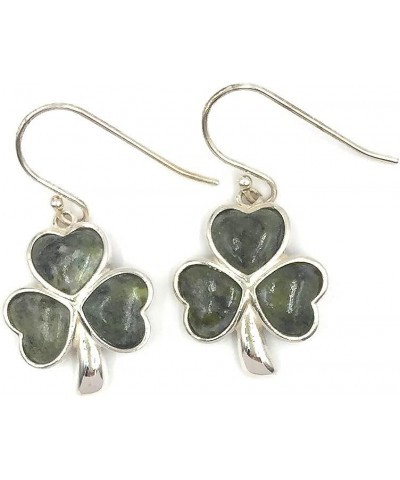 Irish Connemara Marble Shamrock Earrings 10443 $42.78 Earrings