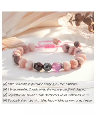 Zodiac Bracelet Gift for Women Girls Crystal Jewelry Natural Stone Bracelet Healing Protection Crystal Bracelet Birthday Chri...