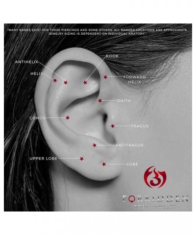 16G-18G Internally Threaded Solid Titanium Tragus/Helix Earring/Labret Stud with CZ Ball Top 16g 10mm $9.17 Body Jewelry