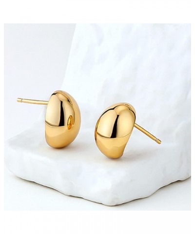 Chunky Hoop Earrings for Women Thick Lightweight Hollow Earrings Gold Chunky Earrings Jewelry for Teen Girls… EAR1 $5.82 Earr...