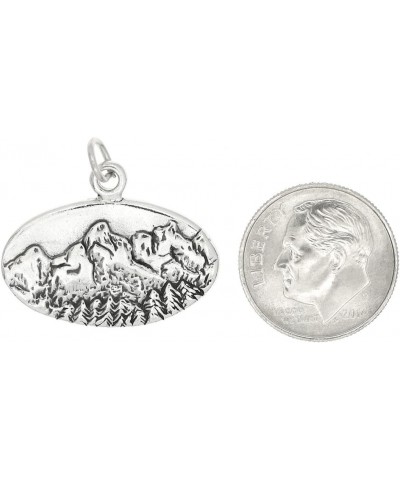 Sterling Silver Oxidized Wyoming Grand Teton National Park Charm $15.93 Bracelets