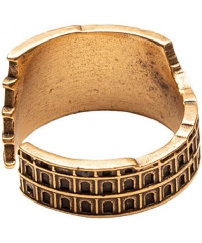 Roman Colosseum Ring - Antiqued Gold Plated- Adjustable $9.88 Rings