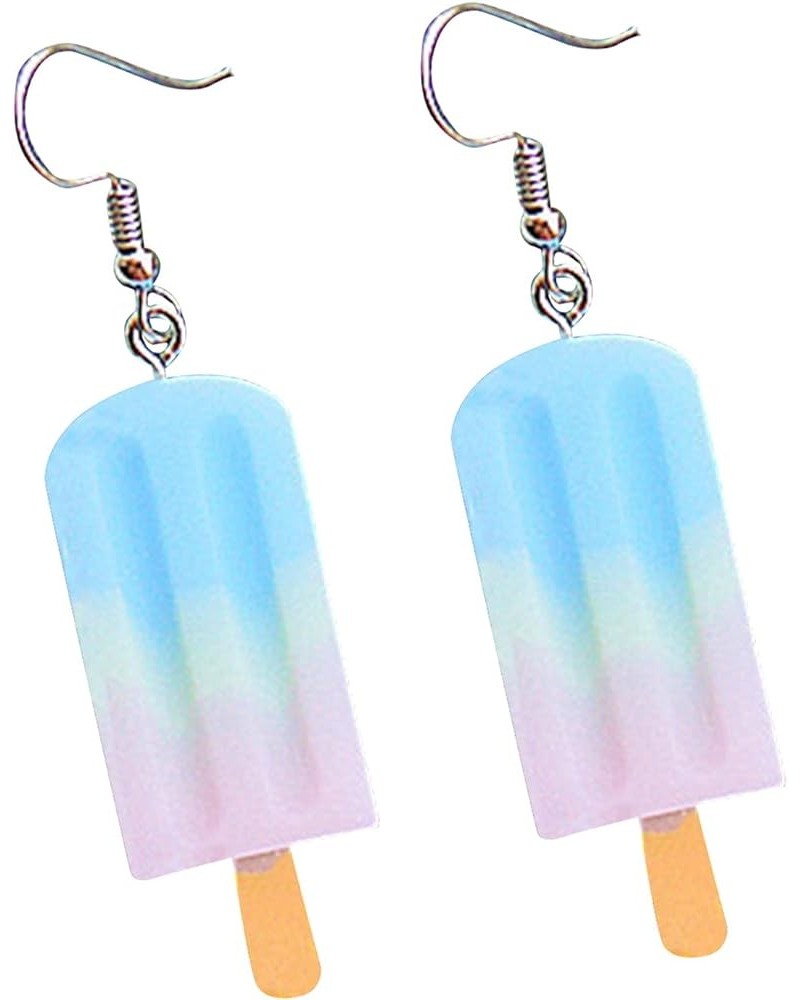 Creative Acrylic Simulation Popsicle Dangle Drop Earrings, Ice Cream Drop Earrings, Mini Food Earrings for Women Girls Chic J...