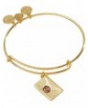 Harry Potter, Acceptance Letter Expandable Charm Bangle Bracelet, Shiny Gold Finish, Gold, 2 to 3.5 in, Brass $14.23 Bracelets