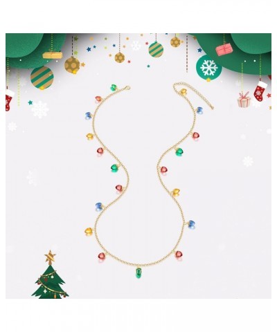 Christmas Necklaces For Women Long Christmas Tree And Lights Charm Strand Necklaces… Long Christams Lights Necklace $10.25 Ne...