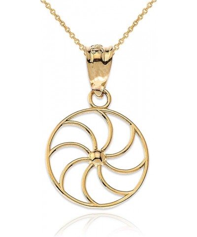 14K Yellow Gold Armenian Eternity Openwork Charm Necklace 22.0 Inches $58.31 Necklaces