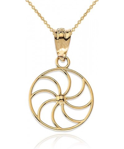 14K Yellow Gold Armenian Eternity Openwork Charm Necklace 22.0 Inches $58.31 Necklaces