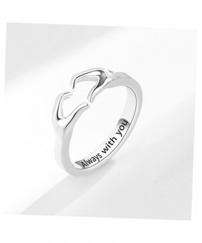 3pcs Heart Ring Couple Rings Couples Rings Fashion Rings Promise Rings for Him Promise Love Heart Hug Rings for Women Engagem...