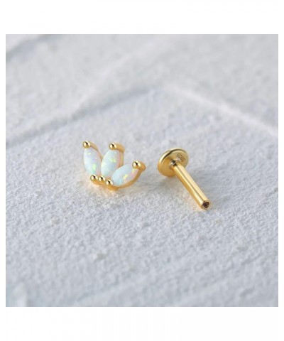 1PC 925 Sterling Silver Piercing Earring for Women Exquisite Crown Ear Studs Cartilage Earring Body Jewelry Gift SV1 1pc $7.9...