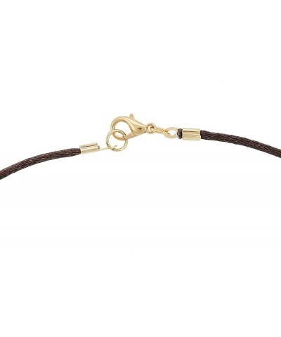 GlassOfVenice Silk Cord - Chocolate Brown 20.0 Inches gold $10.14 Necklaces