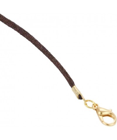 GlassOfVenice Silk Cord - Chocolate Brown 20.0 Inches gold $10.14 Necklaces