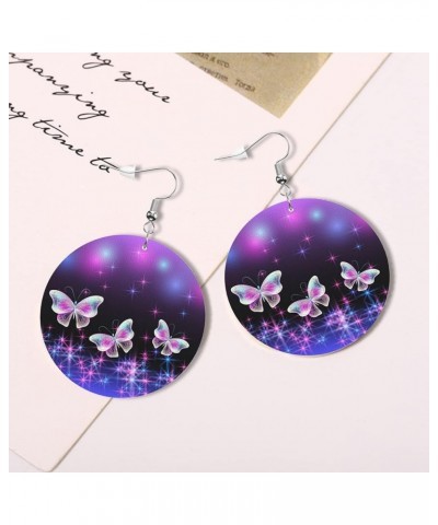 Astrology Galaxy Drop Dangle Leather Earrings Lightweight Faux Leather Dangle Earrings for Women Girls Bridal Jewelry Accesso...