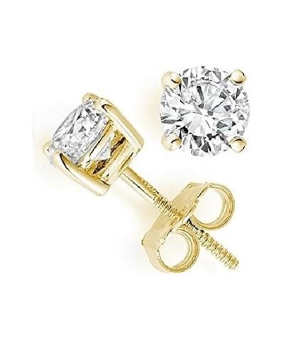 Round Diamond stud (IGI Certified 0.70 ct & up) Plus Quality ScrewBack 14K from 0.04ct - 2.00ct Yellow Gold 0.2 carats $30.73...