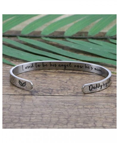 Memorial Gifts for Loss of Mom Dad In Memory of Jewelry Sympathy Bracelet Bereavement Cuff Secret Message Engraved Grief Gift...