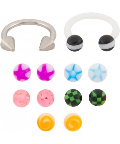 16g Horseshoe Earrings For Women Set - Hypoallergenic Horseshoe Piercing Jewelry (choose Color) Set 1 $8.54 Body Jewelry