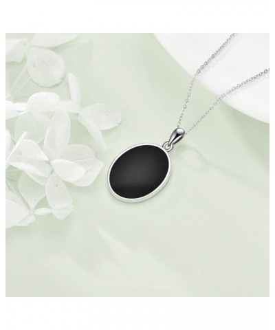 Peacock Necklace Sterling Silver Black Onyx Peacock Pendant Necklace Peacock Feather Jewelry Gifts for Women $17.22 Necklaces