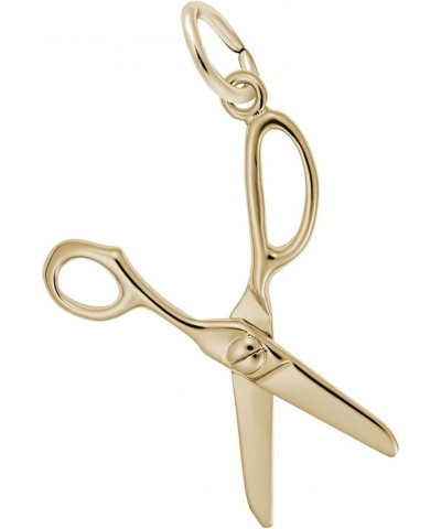 Scissors Charm, Charms for Bracelets and Necklaces Yellow Gold $22.27 Bracelets