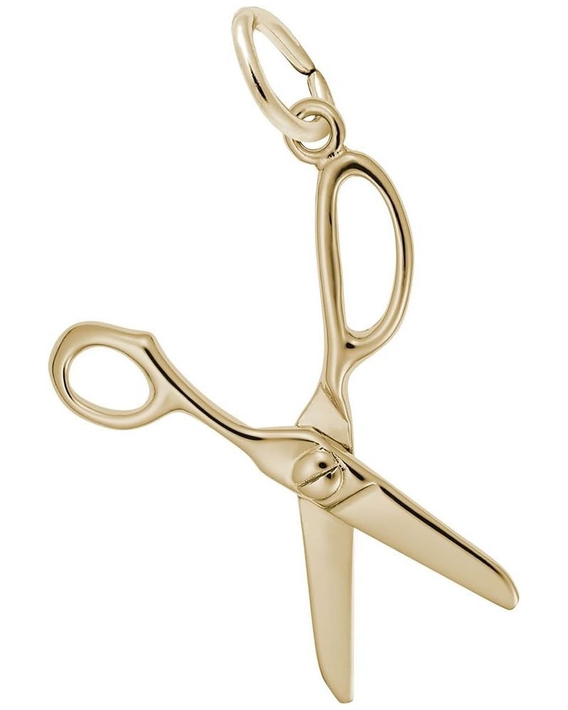 Scissors Charm, Charms for Bracelets and Necklaces Yellow Gold $22.27 Bracelets