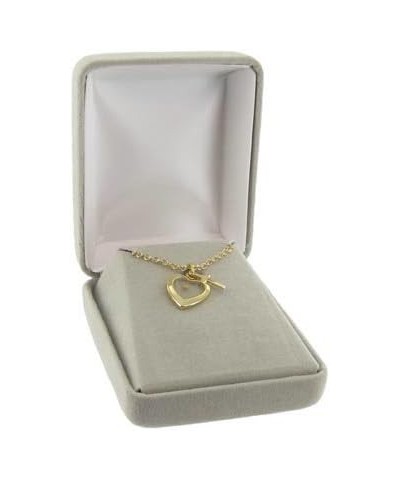 Pierced Heart Silver Tone Holy Dove Two Tone Medal, 5/8 Inch Gold,Silver $45.89 Necklaces