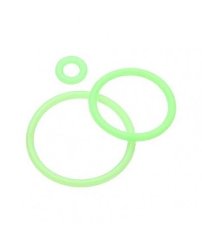 Hypo-Allergenic Replacement Silicone O-Ring (Pack of 10) 12mm Green $8.47 Body Jewelry