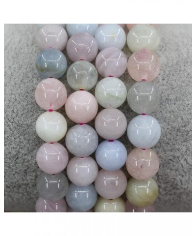 Gem Semi Precious Gemstones 8mm Round Beads Crystal Stretch Bracelets 7 Inch Unisex Morganite Beryl Aquamarine $6.71 Bracelets