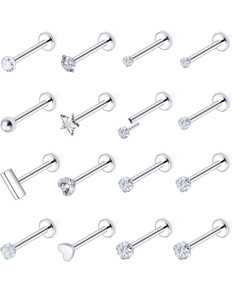 Threadless Nose Stud Nose Rings Nose Piercings Nose Ring Nose Studs Nose Rings Studs Nose Piercing Jewelry Nose Rings For Wom...