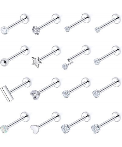 Threadless Nose Stud Nose Rings Nose Piercings Nose Ring Nose Studs Nose Rings Studs Nose Piercing Jewelry Nose Rings For Wom...