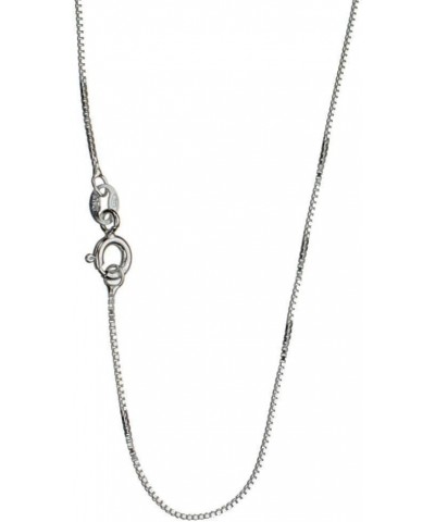 Sterling Silver 1mm Box Chain Necklace Italy 18 inches $8.82 Others