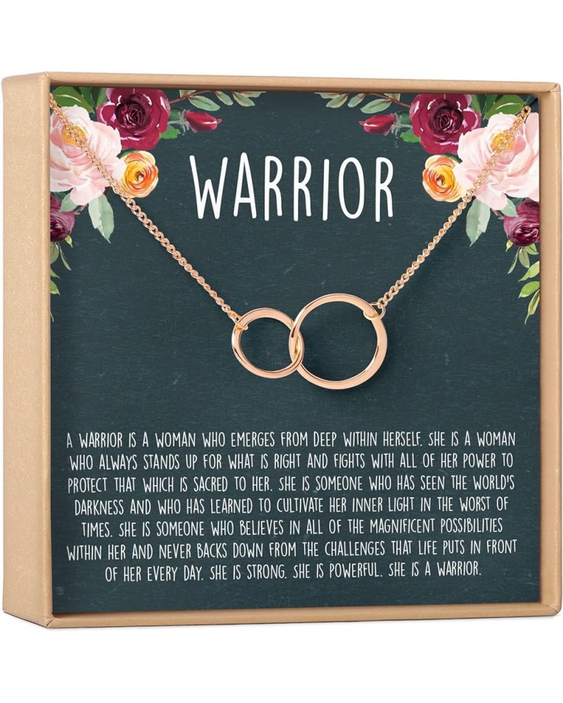 Dear Ava Infinity Warrior Necklace | Sterling Silver Gifts For Women and Girls | Modern Jewelry Pendant with Heartfelt Card |...