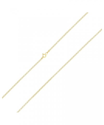 10k Yellow Gold Solid 2mm Anchor Mariner Link Chain Pendant Necklace, Womens Mens Jewelry 16" 18" 20" 22" 24" 26 16 $54.60 Ne...