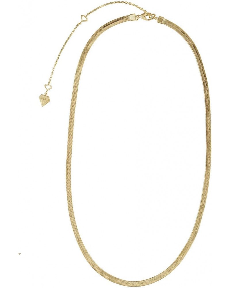 Edie Gold Snake Chain Necklace - 14K Real Gold Plated Hypoallergenic Shower-safe Jewelry $42.40 Necklaces