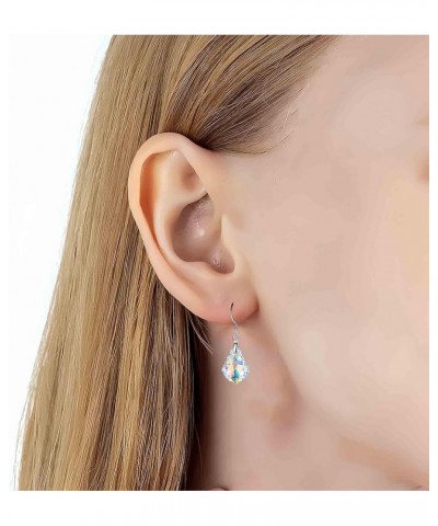 Austrian Crystal Baroque Drop Dangle Earrings for Women 925 Sterling Silver Hook Hypoallergenic Jewelry Aurora Borealis $11.7...