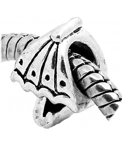 European Umbrella Charm Spacer Bead for Snake Chain Charm Bracelet $8.69 Bracelets