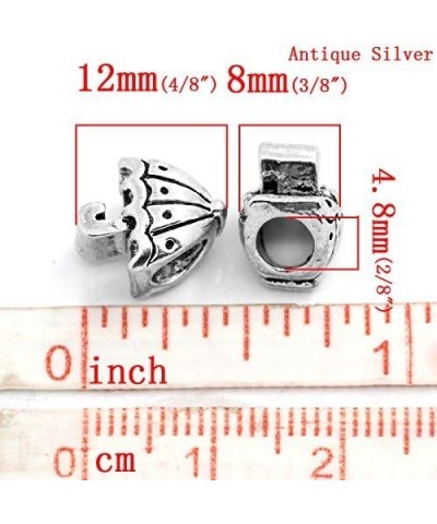 European Umbrella Charm Spacer Bead for Snake Chain Charm Bracelet $8.69 Bracelets