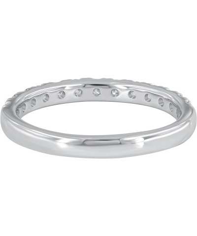 0.75 Carat Half Eternity Round Diamond Wedding Eternity Anniversary Band for Women 18K White Gold $237.91 Rings