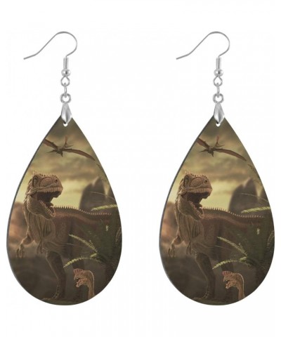 Custom Wooden Dangle Lightweight Drop/Leaf Earrings Copper Silver Earring Multi 3 $9.68 Earrings