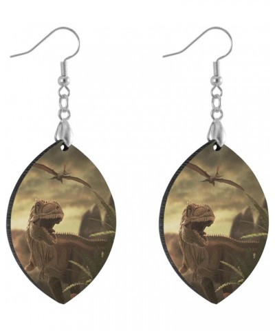 Custom Wooden Dangle Lightweight Drop/Leaf Earrings Copper Silver Earring Multi 3 $9.68 Earrings