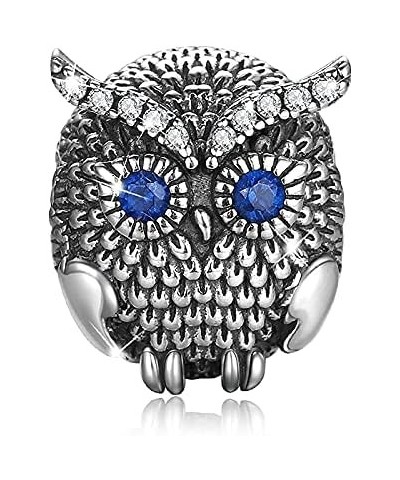 Retro Owl Charms 925 Sterling Silver Wise Guardian Bead for Bracelets $11.21 Bracelets