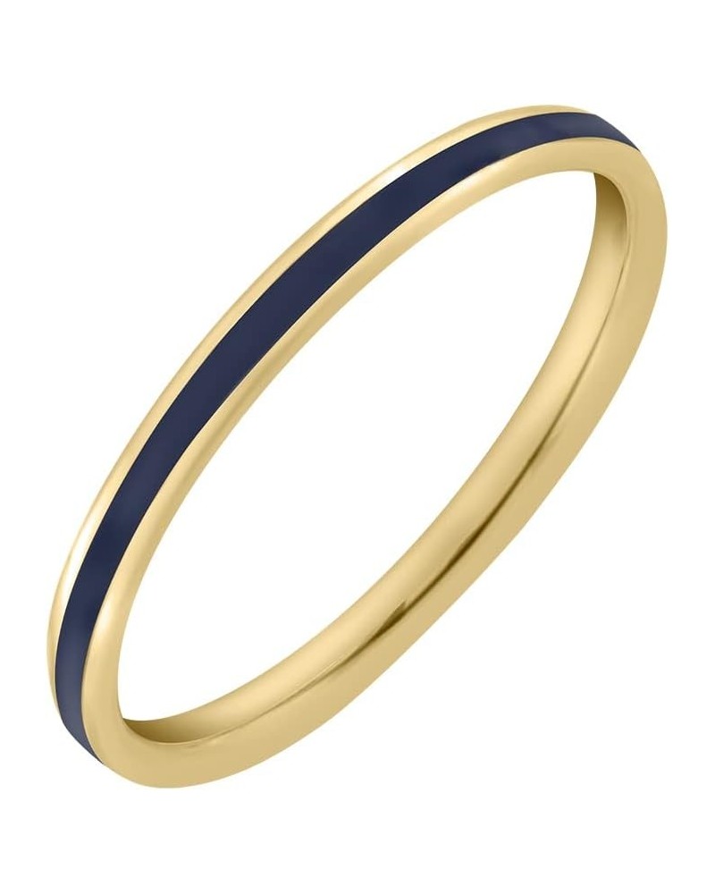 10K Gold 2mm Plain Wedding Band Yellow Gold $33.75 Rings