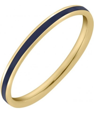 10K Gold 2mm Plain Wedding Band Yellow Gold $33.75 Rings