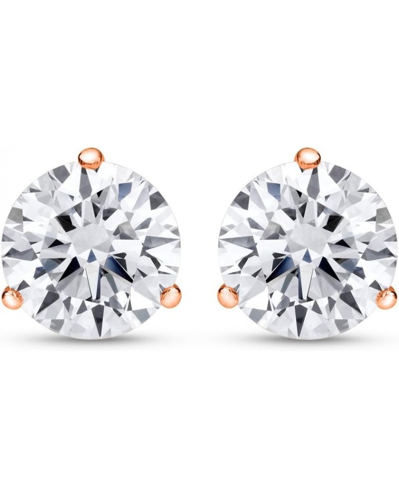 3/4-5 IGI Certified LAB-GROWN Round Cut Diamond Earrings 3 Prong Push Back Ultra Premium Collection (H-I COLOR, VS1-VS2 CLARI...