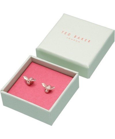 London Beelii Double Bee Stud Earrings for Women Rose Gold Tone $27.00 Earrings