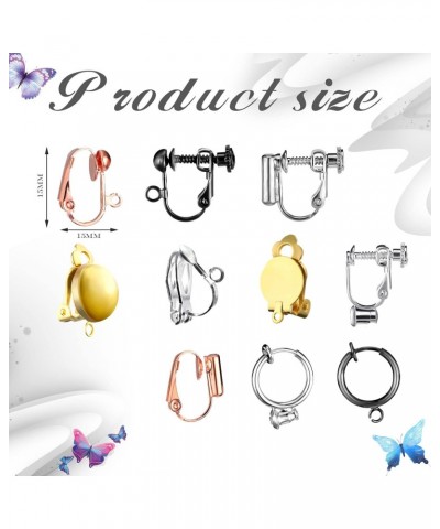 10 Pairs Earring Converters Pierced to Clip Pierced Earring Converters to Clip on Pierced to Clip Earring Converter Clips Rar...