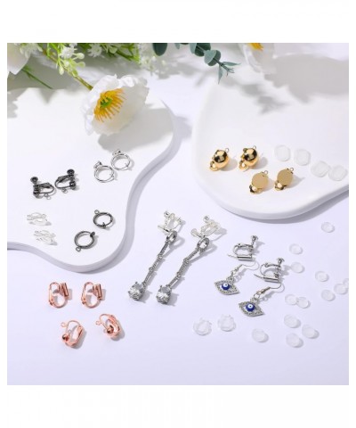 10 Pairs Earring Converters Pierced to Clip Pierced Earring Converters to Clip on Pierced to Clip Earring Converter Clips Rar...