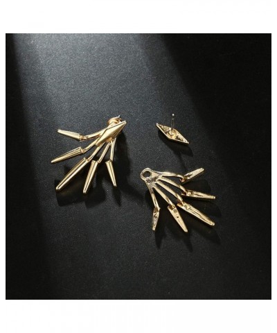 Metal Star Ear Jacket Earrings Bar Ear Cuff Earrings for Women Girl Gold Plated $6.88 Earrings