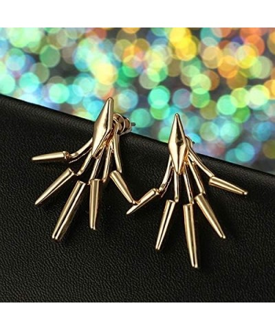 Metal Star Ear Jacket Earrings Bar Ear Cuff Earrings for Women Girl Gold Plated $6.88 Earrings