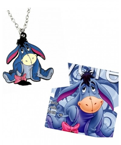 Cartoon Winni Pooh Eeyor Necklace, Zinc Alloy Pendants Gifts for Women, Men, Girls and Boys 1 $8.50 Necklaces