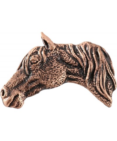 Handcrafted Horse Brooch and Lapel Pins for Equestrians and Riders - Arabian Stallion, Sclydesdale, Bronc, Colt, Mule - Head,...