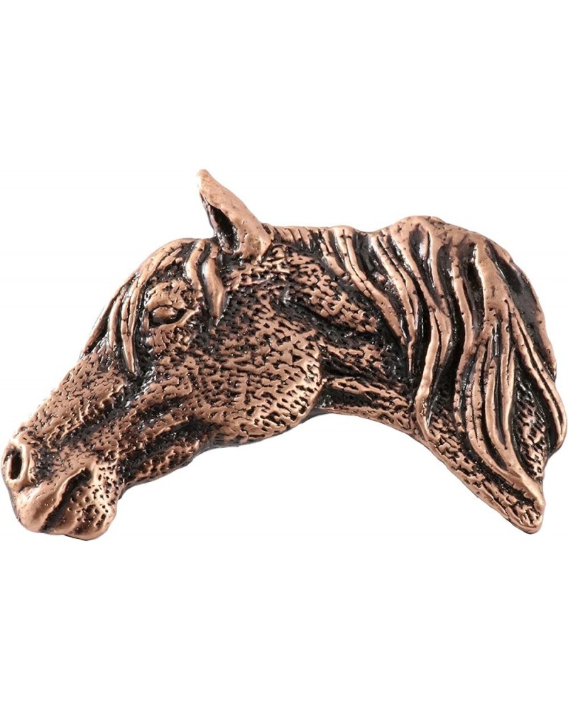 Handcrafted Horse Brooch and Lapel Pins for Equestrians and Riders - Arabian Stallion, Sclydesdale, Bronc, Colt, Mule - Head,...