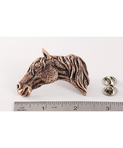 Handcrafted Horse Brooch and Lapel Pins for Equestrians and Riders - Arabian Stallion, Sclydesdale, Bronc, Colt, Mule - Head,...